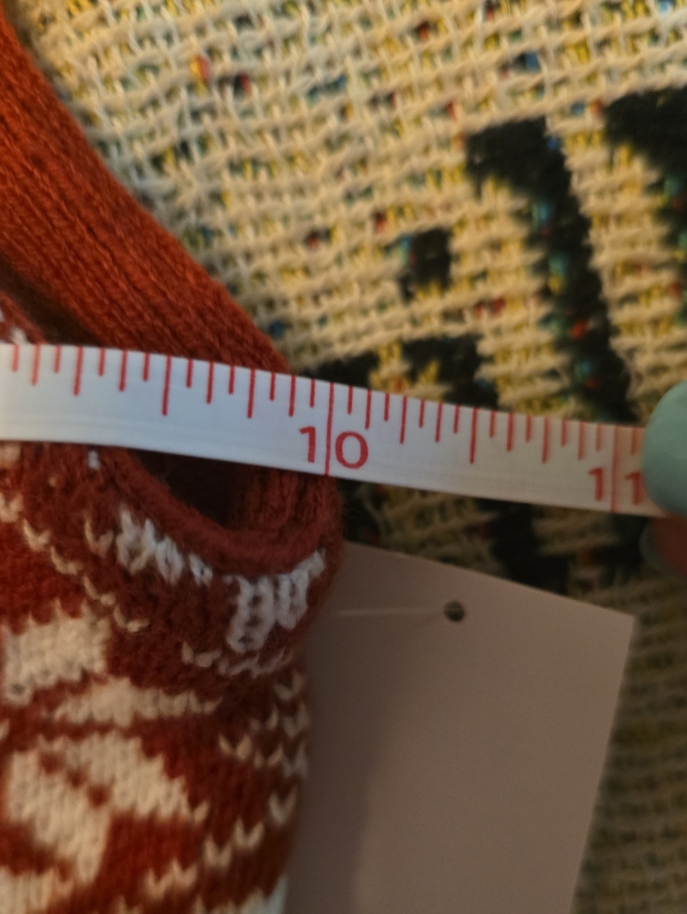 New cloud island Infant 6-9 Months Rust Brown Sweater Knit Snowflake Romper - Picture 5 of 6